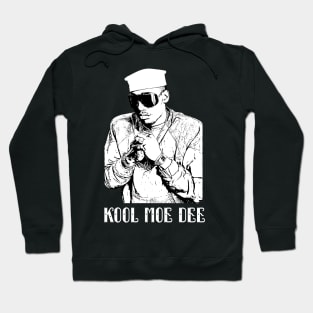 Retro Kool Moe Dee Hip Hop style Classic 80s Hoodie